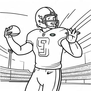 Nick Bosa Celebrating A Touchdown Coloring Page 55434-44242