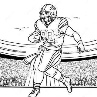 Nick Bosa Celebrating A Touchdown Coloring Page 55434-44244