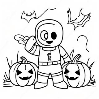 Roblox Halloween Coloring Pages