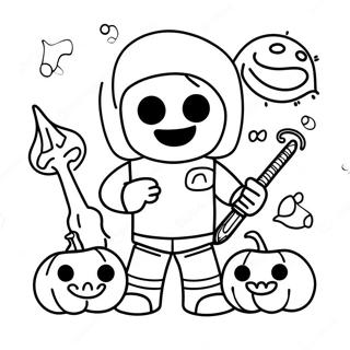 Roblox Halloween Coloring Page 55473-44272