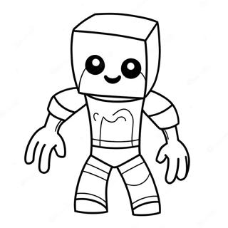 Spooky Roblox Character Coloring Page 55474-44265