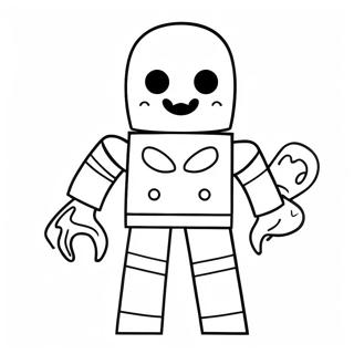 Spooky Roblox Character Coloring Page 55474-44268