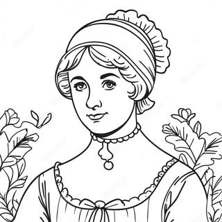 Jane Austen Coloring Page 55483-44274