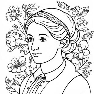 Jane Austen Coloring Page 55483-44275