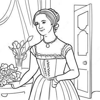 Jane Austen Coloring Page 55483-44276