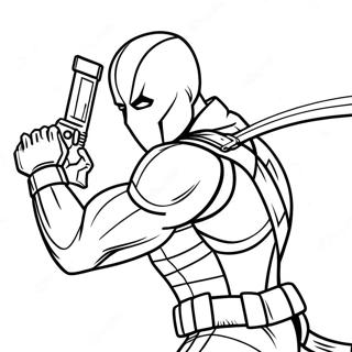 Lego Dc Super Villains Deathstroke Coloring Pages