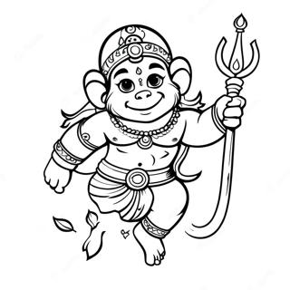 Hanuman Coloring Pages