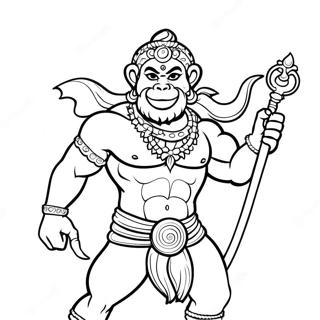 Hanuman Coloring Page 55563-44335