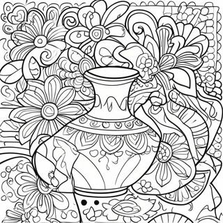 Talavera Pottery Coloring Page 55573-44343