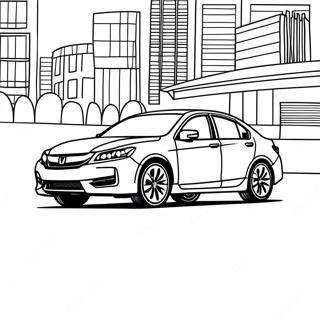 Honda Accord Coloring Pages