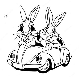 Love Bugs Bunny And Lola Coloring Page 55633-44391