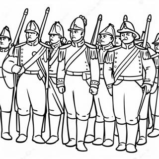 Historical War Of 1812 Soldiers Coloring Page 55644-44401