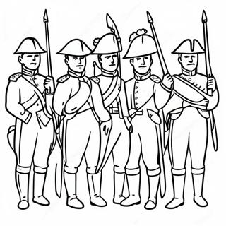 Historical War Of 1812 Soldiers Coloring Page 55644-44402