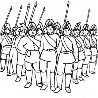 Historical War Of 1812 Soldiers Coloring Page 55644-44404