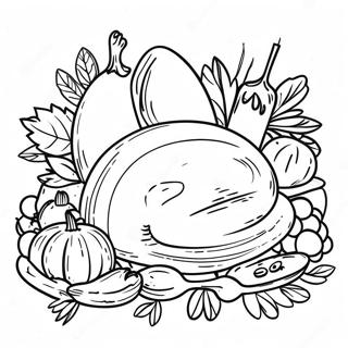 Friendsgiving Coloring Pages