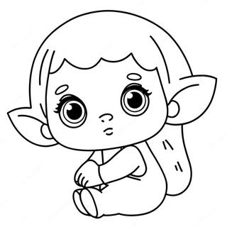 Adorable Lol Baby With Big Eyes Coloring Page 55664-44420