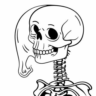 Xray Skeleton Coloring Page 55673-44422