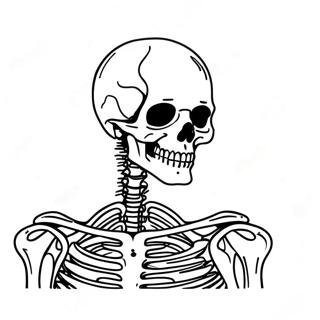 Xray Skeleton Coloring Page 55673-44423