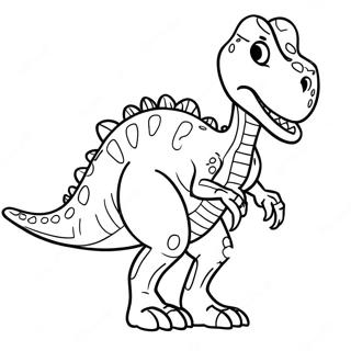 Xray Dinosaur Coloring Page 55674-44427