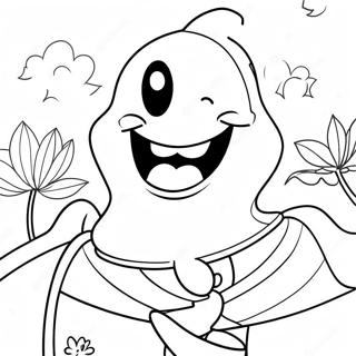 Koro Sensei Smiling Coloring Page 55704-44450