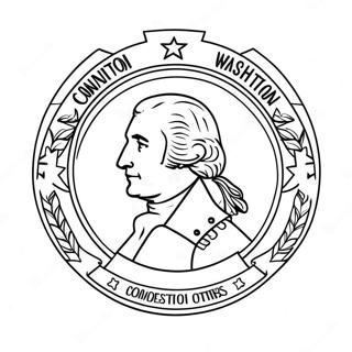 Washington Commanders Logo Coloring Page 55753-44491