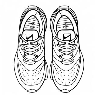 Colorful Nike Air Max 270 Design Coloring Page 55764-44499