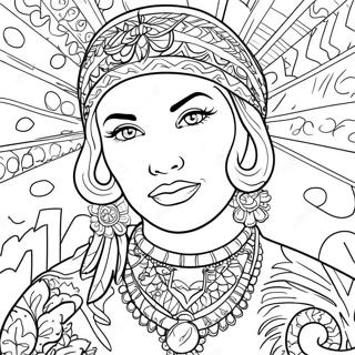 Chicano Coloring Page 5576-4560