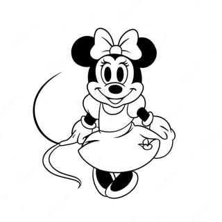 Princess Minnie Mouse Coloring Page 55813-44538