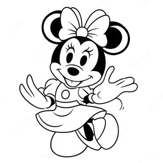 Princess Minnie Mouse Coloring Page 55813-44540