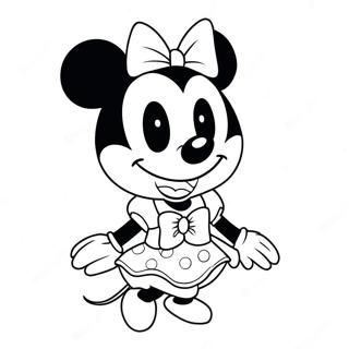 Adventurous Princess Minnie Mouse Coloring Page 55814-44534