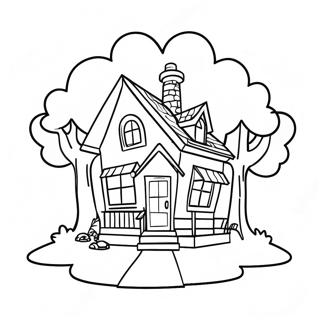 Up House Coloring Page 55823-44542