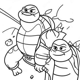 April Ninja Turtles Coloring Page 55873-44578