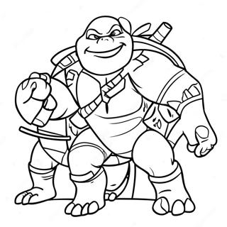 April Ninja Turtles Coloring Page 55873-44579