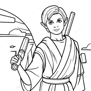 Young Jedi Adventures Coloring Page 55903-44608