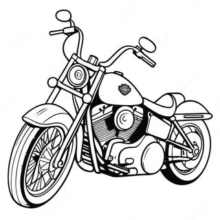 Harley Davidson Coloring Pages