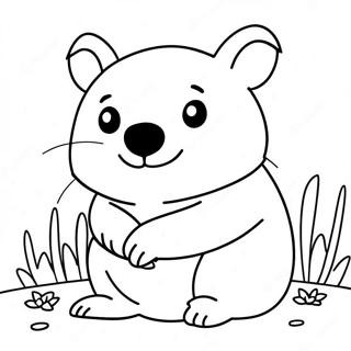 Wombat Coloring Page 55933-44626