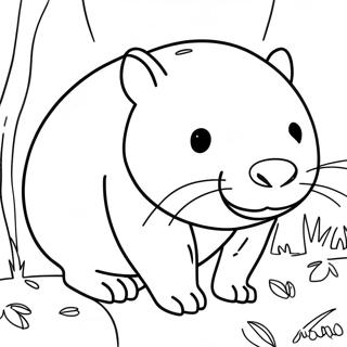 Wombat Coloring Page 55933-44627