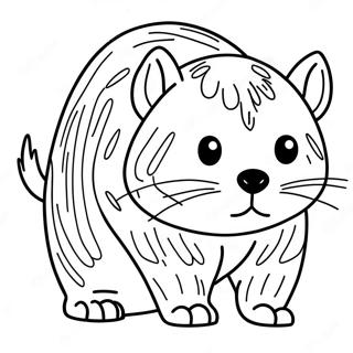 Wombat Coloring Page 55933-44628