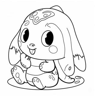 Cute Muto Character Coloring Page 55954-44647