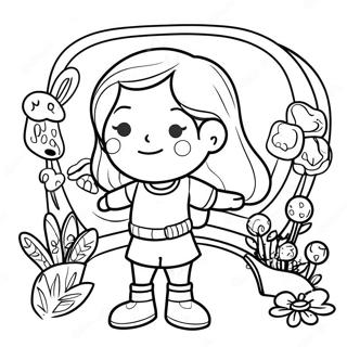 First Day Of Preschool Coloring Page 5596-4571