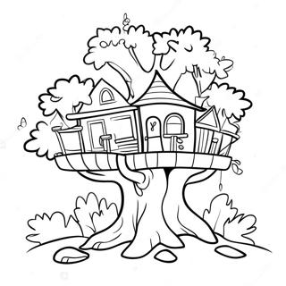 Magic Treehouse Friends Coloring Page 55994-44682