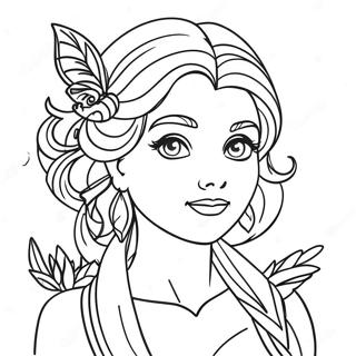 Enchanting Characters Coloring Page 56024-44709