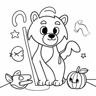 Enchanting Characters Coloring Page 56024-44712