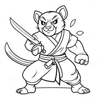 Fierce Gyutaro In Battle Coloring Page 56044-44723