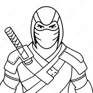 Zane The Ice Ninja Coloring Page 56054-44729