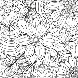 Elegant Floral Patterns Coloring Page 56064-44738