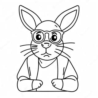 Bad Bunny Coloring Page 5606-4581