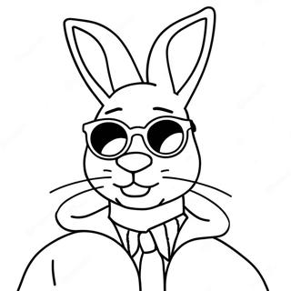 Bad Bunny Coloring Page 5606-4582