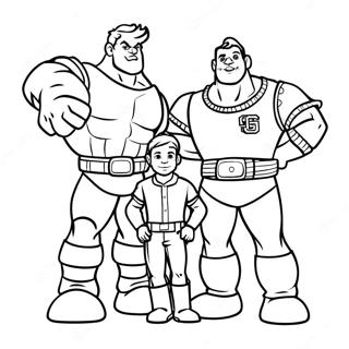 Giants Kid Coloring Pages