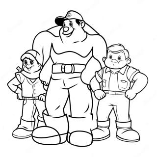 Giants Kid Coloring Page 56073-44743